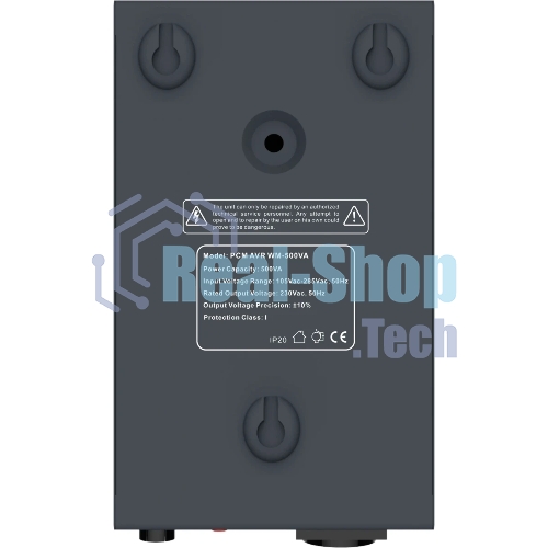 Стабилизатор напряжения Powercom WM-500VA 400Вт 500ВА графитовый