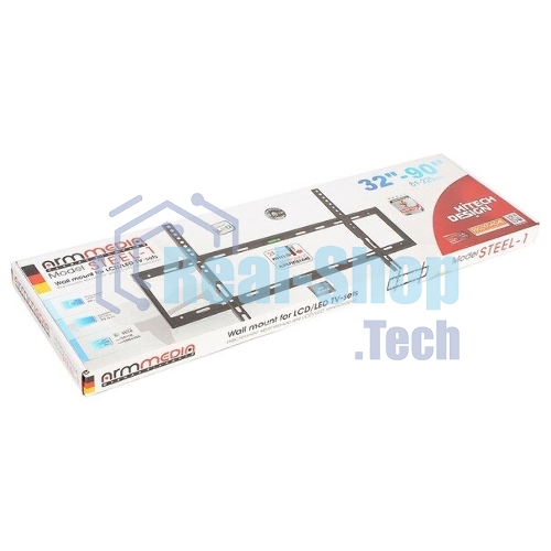 Кронштейн Arm media STEEL-1 new черный, настенный, 32