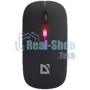 Мышь беспроводная Defender Coda MB-261 черный, 1600 dpi, радиоканал, Bluetooth, USB, кнопки - 4