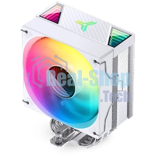 Кулер для процессора JONSBO CR-1000 V2 PRO ARGB (230W, 4-pin PWM, 157мм, Al/Cu, 6x6мм, ARGB, 1x120мм, 59.48CFM, 32.0dBA, 1500RPM, S: 1700/1200/115X, AM4/AM5 белый)