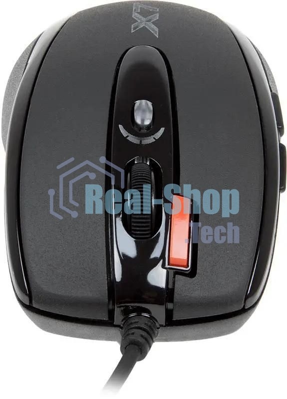 Мышь проводная A4Tech X-718BK черный, 3000 dpi, USB, кнопки - 7