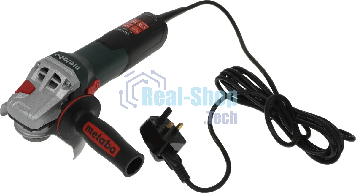 Угловая шлифовальная машина Metabo WEV 11-125 Quick 1100Вт 10500об/мин рез.шпин.:M14 d=125мм (603625000)