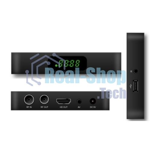 Приставка для цифрового ТВ Cadena CDT-2388S черный, DVB-T2, DVB-T, HDMI, USB 2.0