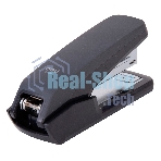 Степлер настольный Deli E0464BLACK Exceed 24/6 26/6 (25 листов) черный, 100 скоб, металл/пластик закрытый/открытый, коробка
