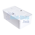 Розетка 2-м BOLLETO с заземл. накл. 7128 белый ASD/IN HOME 4680005959839