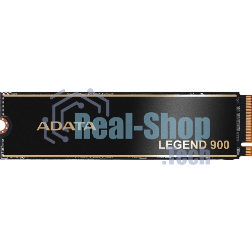 Накопитель SSD ADATA LEGEND 900, 2000Gb, PCIe 4.0 x4, 2280, NVMe, R/W 7000/5400, с радиатором
