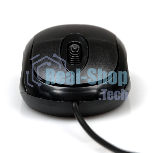 Мышь проводная Dialog Comfort MOC-10U черный, 1200 dpi, USB, кнопки - 3