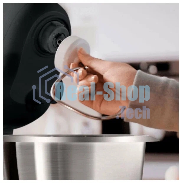 Кухонный комбайн Bosch MUMS2EB01, 700 Вт, 4 скорости, металл чаша 3,8 л, черный