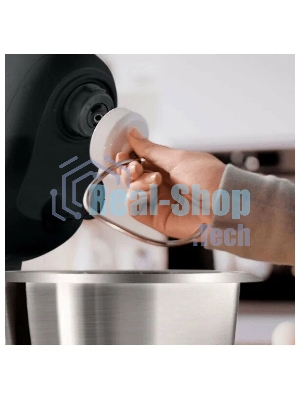 Кухонный комбайн Bosch MUMS2EB01, 700 Вт, 4 скорости, металл чаша 3,8 л, черный