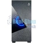 Компьютерный корпус Azza Eclipse черный без БП ATX 9x120мм 5x140мм 2xUSB 2.0 1xUSB 3.0 audio bott PSU