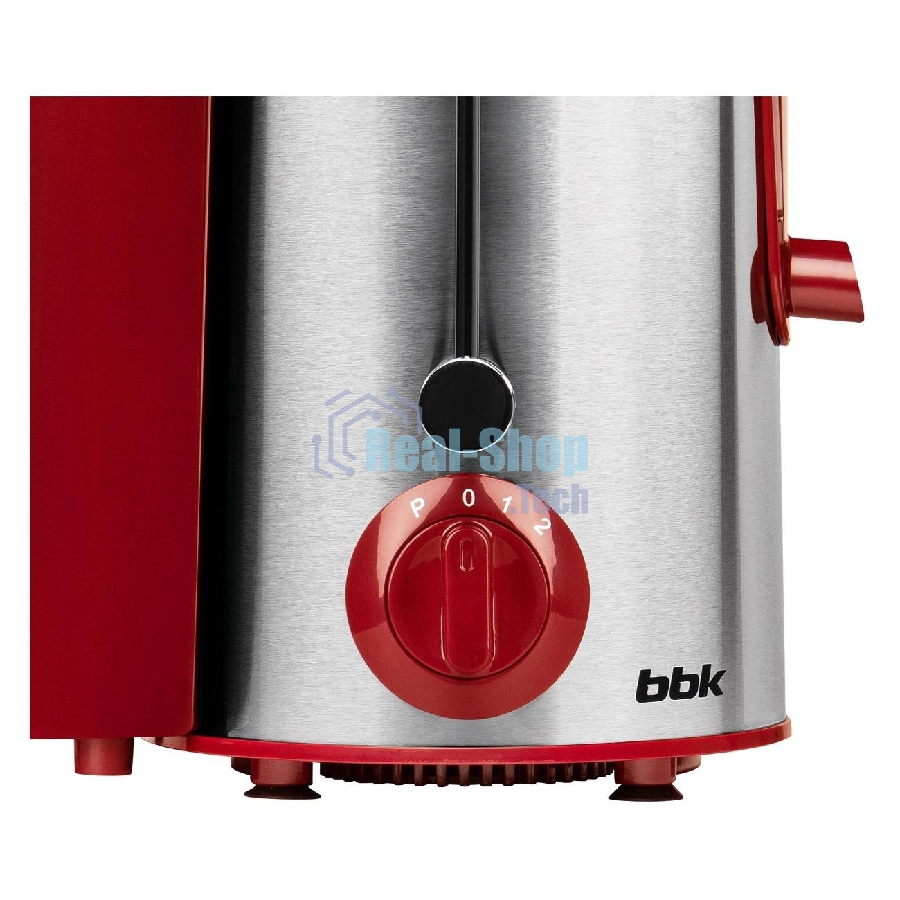 Соковыжималка BBK JC080-H20 вишня/металлик, центробежная, 800 Вт, 500 мл, механическое