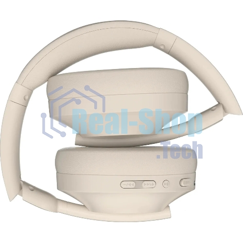 Беспроводные/проводные наушники Defender FreeMotion B485 бежевый, накладные, Bluetooth + проводной, складная конструкция, до 8 ч