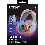 Игровая гарнитура Defender Glitch белый, RGb