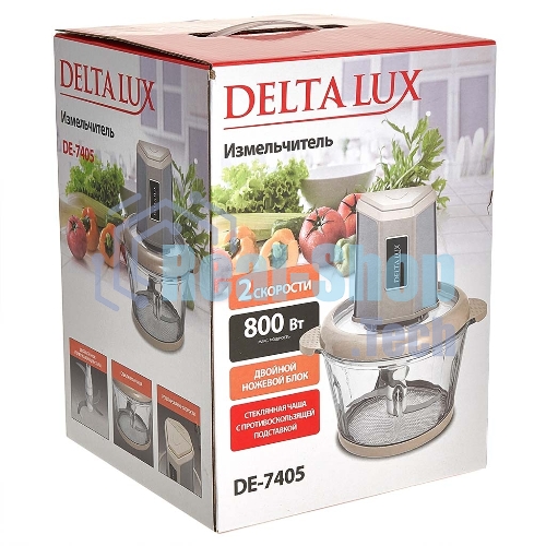 Измельчитель DELTA LUX DE-7405, бежевый