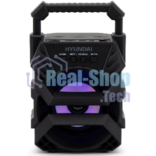 Колонка портативная Hyundai H-PS1000 черный 9 Вт 1.0 BT/USB 10м 500mAh