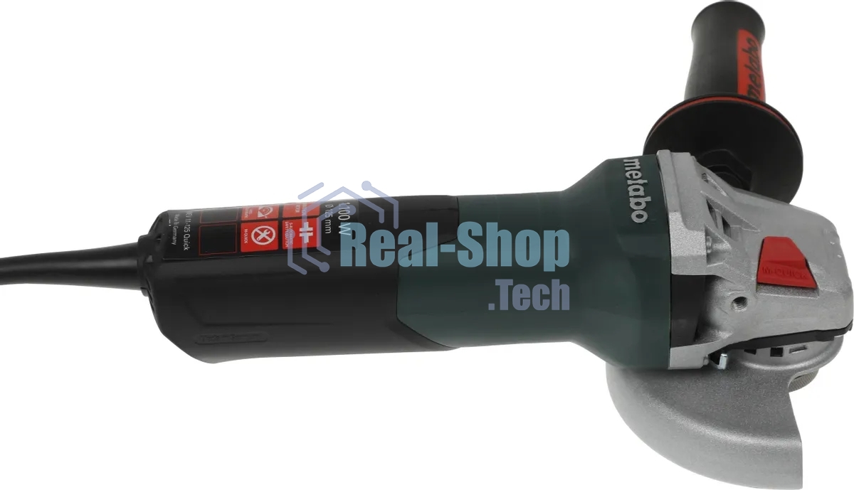 Угловая шлифовальная машина Metabo WEV 11-125 Quick 1100Вт 10500об/мин рез.шпин.:M14 d=125мм (603625000)