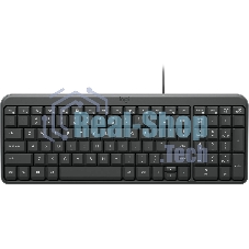 Клавиатура Logitech K106 проводная, USB Type-A, чёрный