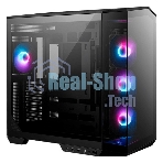 Компьютерный корпус MSI MAG Pano 100R PZ, Mid Tower, ATX, 2xUSB 3.2 Gen 1, 1xUSB 3.2 Gen2 Type-C, 3x120мм ARGb Reverse Blade Fan, 1x120мм ARGb Fan, ARGb+PWM Control Board,Tempered Glass Window, Brown Box
