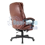 Кресло Бюрократ T-9950MSG-F/BROWN-PU коричневый, экокожа