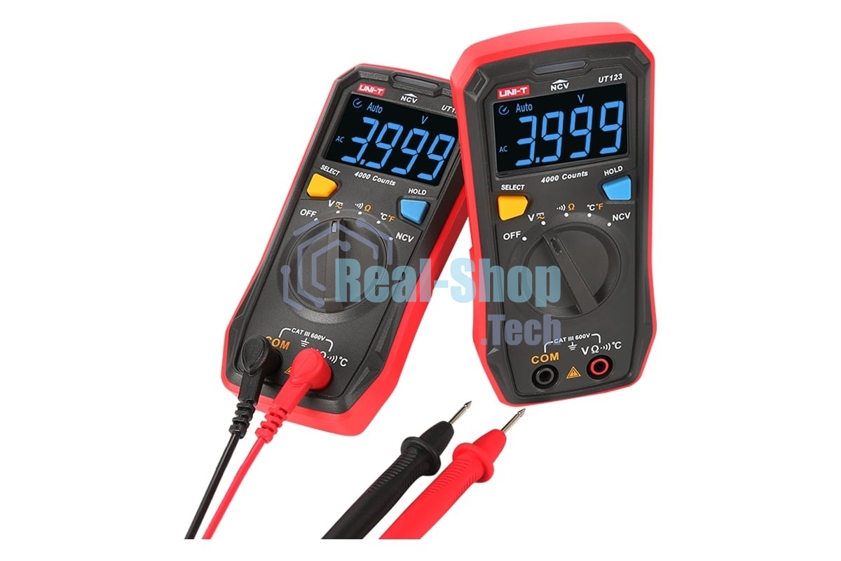 Мультиметр UNI-T UT123, 600В, 20МОм, карманный (0511237)