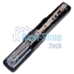 Степлер настольный Deli E0464BLACK Exceed 24/6 26/6 (25 листов) черный, 100 скоб, металл/пластик закрытый/открытый, коробка