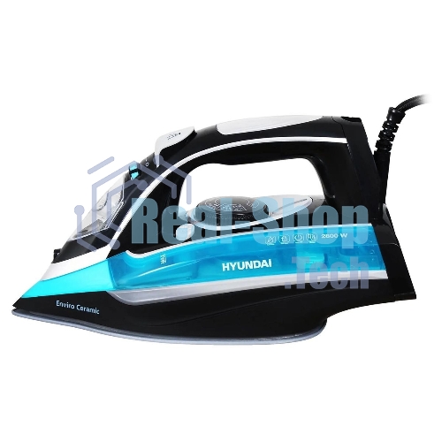 Утюг Hyundai H-SI01336 2800 Вт черный/голубой