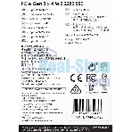 Накопитель SSD Silicon Power P34A60, 1Tb, PCIe 3.0 x4, M.2 2280, NVMe, R/W 2200/1600