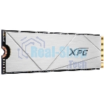 Накопитель SSD ADATA XPG GAMMIX S60, 512Gb, PCIe 4.0 x4, M.2 2280, NVMe, R/W 4700/1700, с радиатором