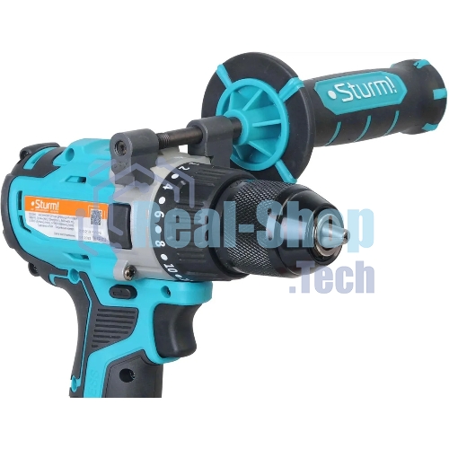 Дрель-шуруповерт Sturm CD2080, 18 В, 3 Ач, 80 Нм, бесщеточный