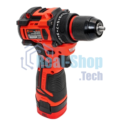 Дрель-шуруповерт аккумуляторная Edon UAD-16BL, 16,8В, 2 АКБ, Кейс