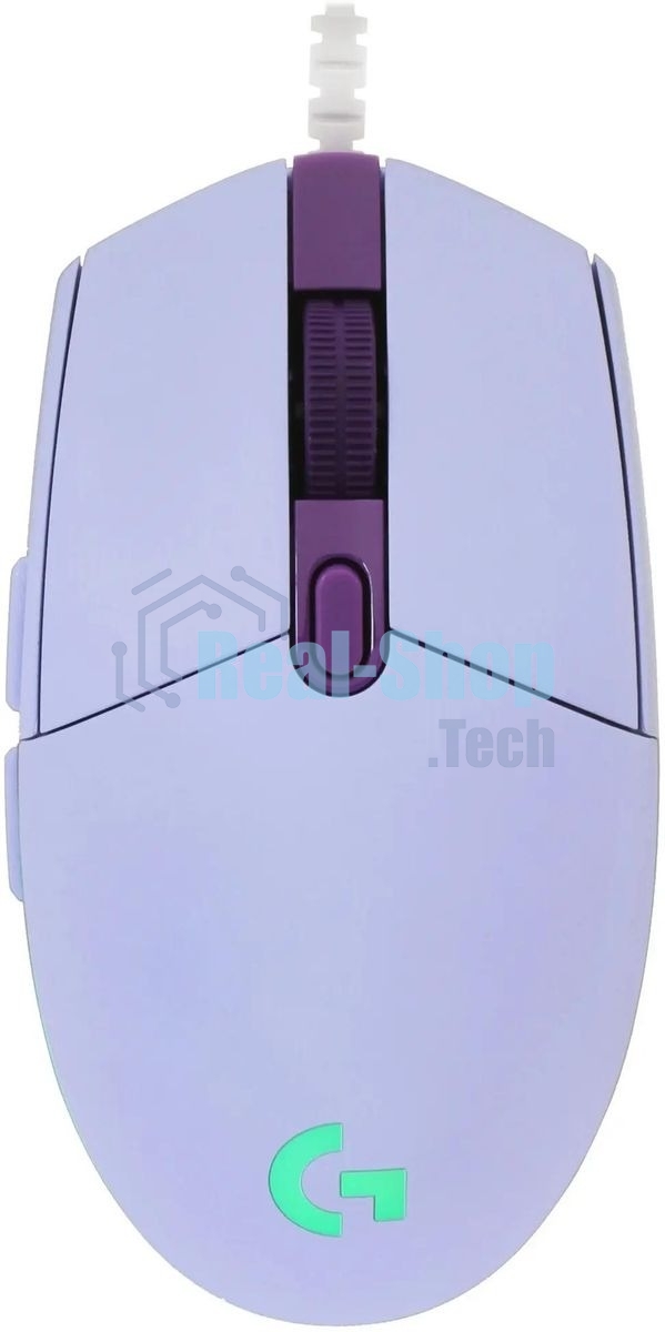 Мышь проводная Logitech G102 LIGHTSYNC фиолетовый, 8000 dpi, USB, кнопки - 6