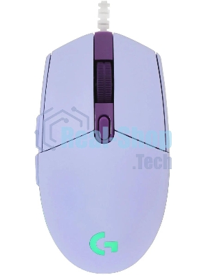 Мышь проводная Logitech G102 LIGHTSYNC фиолетовый, 8000 dpi, USB, кнопки - 6