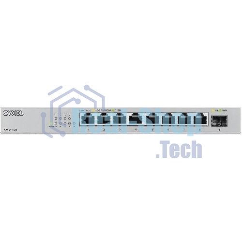 Коммутатор Zyxel XMG-108-ZZ0101F 8x2.5Гбит/с 1SFP+ неуправляемый