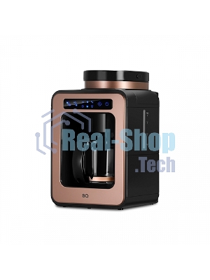 Кофеварка капельная BQ CM7000 Rose Gold-Black со встроенной кофемолкой, исп. кофе - молотый/зерновой, 0.6 л, 600 Вт.