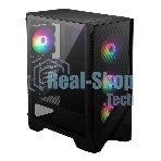 Компьютерный корпус MSI MAG FORGE 120A Mid-Tower, ATX, 2xUSB 3.2, Audio I/O, 6x120мм autoRGb Fan PWM RGb PWM Control Board, Tempered Glass Window