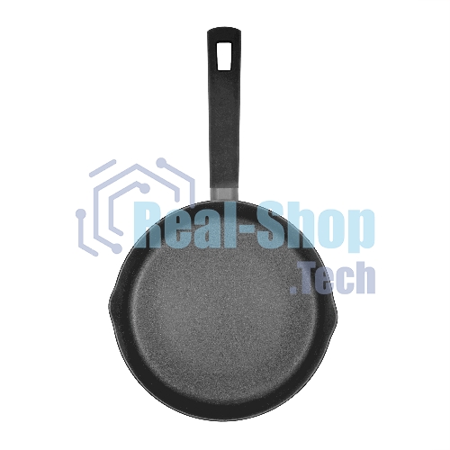 Сковорода-гриль Rondell Trumpf RDA-1341 круглая 20см покрытие: Xylan Plus ручка несъемная (без крышки) черный