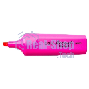 Текстовыделитель Deli Accent ES621PINK Delight, скошенный пишущий наконечник, 1-5мм, розовый