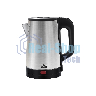 Чайник электрический Homestar HS-1041 1.8 л, 1500 Вт, нержавейка, стальной/черный