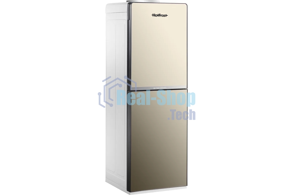Кулер для воды Hotfrost V250CE, верхняя загрузка, нагрев 90 °С, охлаждение 15 °С, золотистый