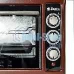 Мини-печь Delta D-0123 коречневый