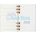 Еженедельник Moleskine ACADEMIC SPIRAL DHSPK5212AMWH3 Large 150х210 мм 200 стр. кремовые страницы спираль киви