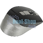 Мышь беспроводная A4Tech Fstyler FB35C серый/черный, 2000 dpi, радиоканал, Bluetooth, USB, кнопки - 6