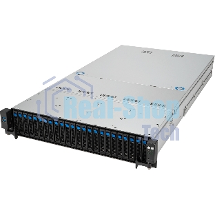 Серверная платформа ASUS RS521A-E12-RS24U, 2U, 1 x SP5 LGA 6096 360W, 24 x DDR5 6400/4800*, 24x 3.5'' NVMe hsb + 2x 2.5'' SATA, 2x M.2 22110, up to 1 PCIe Gen5 x8 LP + 1 OCP3.0, 2 x 1GbE RJ-45 LAN Intel i350-AM2, 1+1 2000W