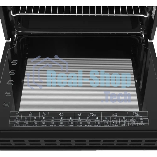 Шкаф духовой электрический Maunfeld AEOH60102B, 60л, дверца с 3 стеклами, черный