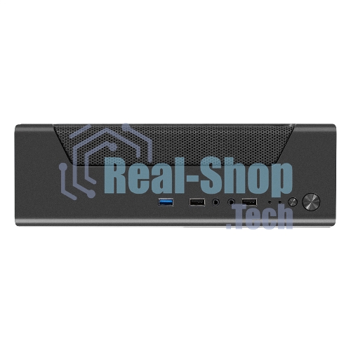 Компьютерный корпус Desktop ExeGate EX294018RUS FL-102 (mini-ITX, без БП, 2*USB+1*USB 3.0, аудио, черный)