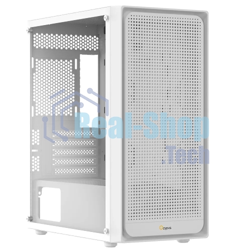 Компьютерный корпус Ocypus Gaммa C50 без БП белый (Gaммa-C50-WHG000XX-GL)