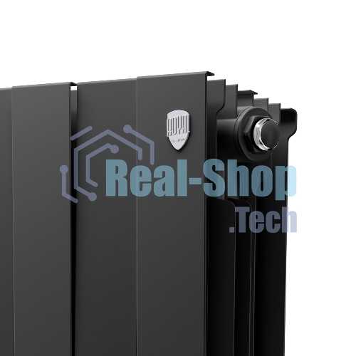 Радиатор биметаллический Royal Thermo PianoForte 300 черный - 10 секц.