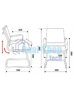 Кресло Бюрократ CH-993-Low-V/Camel светло-коричневый, экокожа, 120 кг, механизм качания, низкая спинка