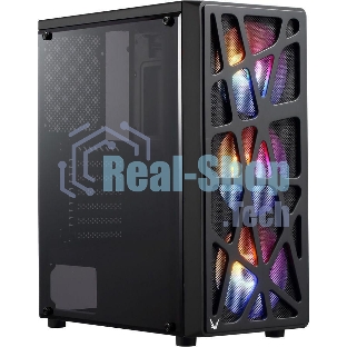Компьютерный корпус Aerocool/Formula MANA черный без БП ATX 6x120мм 2xUSB 2.0 1xUSB 3.0 audio bott PSU