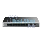 Коммутатор настольный TP-Link LS1210GP с 9 гигабитными портами (8 портов PoE+) и портом SFP